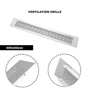 창턱 환기구용 금속 환기 그릴  커버 600x60mm