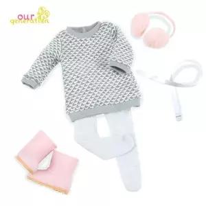 [하프클럽/]오지돌스 스웨터 인형 원피스세트