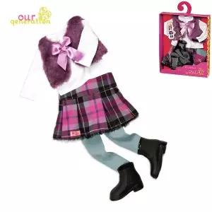 [하프클럽/]체크 스커트세트 공주인형 오지돌스 인형