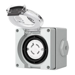 [미국배송] STARLLO 20암페어 잠금 여성 플러그 박스 NEMA L14-20C 발전기 트위스트 어댑터 커넥터 125/250볼트 발전기 용접기 등을 위한 실외 방진 및 방풍. ETL 목록에 포함되어 있습니다.