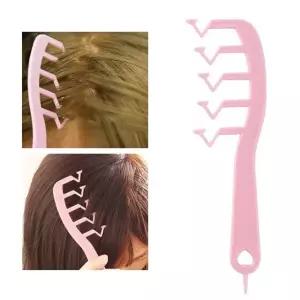 Z형 가르마 빗 헤어스타일 꼬리빗 스타일링 브러시 (WFK9FKC)