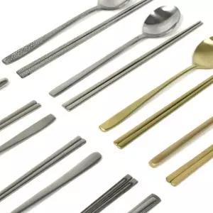 업소용수저 땡땡이 옥수저 진공 수저세트(일반형) (WFK9TQ4)