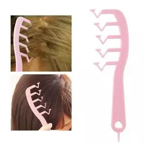 Z형 가르마 빗 헤어스타일 꼬리빗 스타일링 브러시 (WFK9FKC)