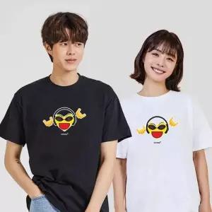 키밍 힙합사운드 디지털프린팅 인쇄 반팔티 오버핏 W8DEB7B