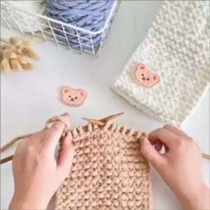 따듯해 목도리 뜨개질 뜨기 대 키트 세트 털실 (WFK9FZU)