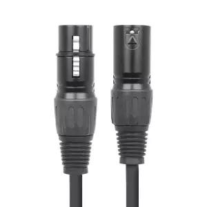 XLR M to F 캐논 케이블 15M 고품질 하이파이 사운드 커넥터 PVC 유선마이크 고음질 팬텀파워 증폭기 DMX