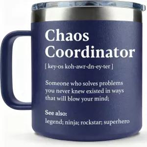 WECACYD 직원 감사 선물 - 남성 교사 상사 사무실 동료 버스 운전사 멘토 직업 홍보 14온스 카오스