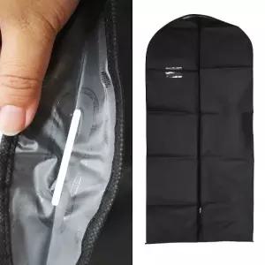 부직포 양복 정리용 대형 옷커버 검정색 지퍼형 수납함 (WFK9PP3)