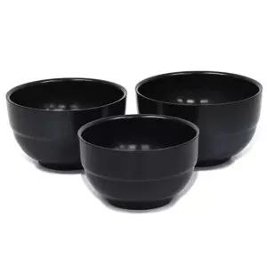 고품질 페블블랙 아이엘로 이중죽그릇 티타늄식기 공기 대 (WFK9W8I)