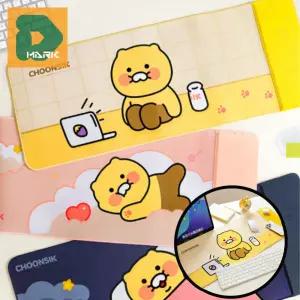 넓직한 장패드 책상보호 고속충전 충전 긴패드 키보드패드 캐릭터장패드 데스크매트 사무용 무선충전기