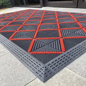 입구 발판 매트 카페 메쉬 깔판 출입문 업소용 코일