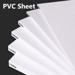 흰색 PVC 폼 보드 100x100mm~300x400mm 두께: 3mm~15mm 모델 제작용 건축 자재 수제