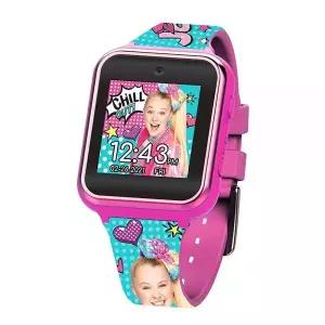 Accutime JoJo Siwa 스마트워치 10개의 시계 페이스 셀카 카메라 음성 비디오 레코더 스텝 카운터 타이머