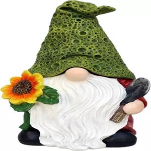 니와이디 노메 피규어 밖에 열쇠 숨기기 야외 정원 조각상 마당 숨겨진 예비 홀더 자물쇠 상자 장식하기