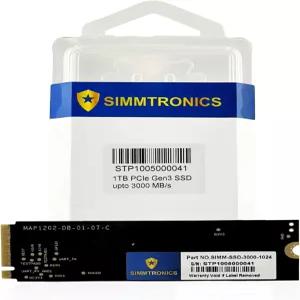 Simmtronics 1TB PCIe 3.0 NVMe M.2 SSD 최대 3500/3000MB/s 읽기/쓰기 DRAM 캐시 3D TLC NAND 내부 솔리드
