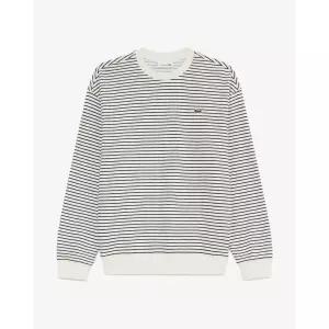 라코스테 브랜드관 여성 25FW 스트라이프 크루넥 스?셔츠 SF931E-55N 031 블랙 364304