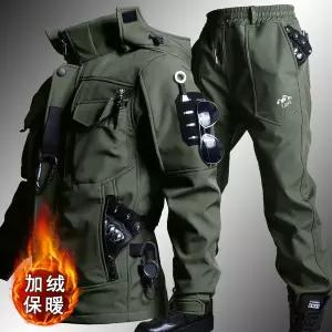 밀리터리 점퍼 군용 군복 야상 전술 아미 자켓 재킷 아우터 녹색 전투 훈련복 사이클링 방풍 세트 남자 남