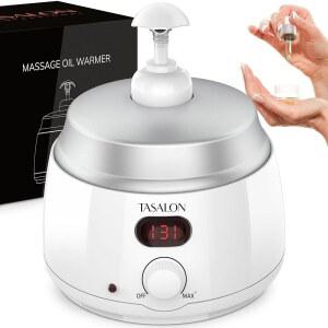 락블 펌프 2개, 750ml 디지털 마사지 오일 히터, 전기 로션 워머 디스펜서, SPA, 살롱, 이발사, 가정용 자동 가열 디스펜서가 포함된 TASALON 프로페셔널