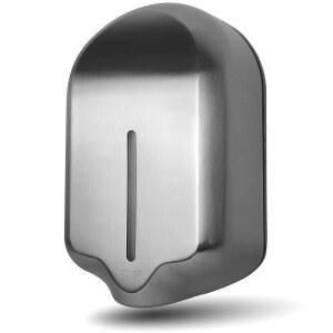 자동 비누 디스펜서 벽걸이 상업용 및 가정용 욕실용 대형 40온스(1200ml) 스테인리스 스틸 - 액체 또는 손 소독제, EnBath 사용