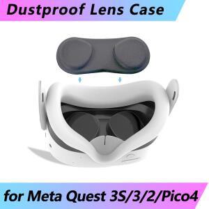 방진 렌즈 케이스 Meta Quest 3S/3/2/Pico4  VR 액세서리 용 긁힘 캡 교체 보호대