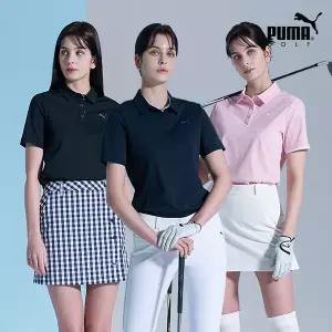 푸마골프 트리코트 카라반팔티 여성 3컬러 택1 367189