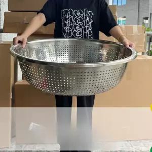 대형 채반 소쿠리 다용도 바구니 용 대형채반 모래 메쉬