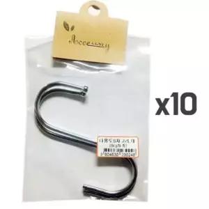 다용도 S자고리 대.2P 10팩 고리 옷걸이 액자걸이 문고리 옷핀
