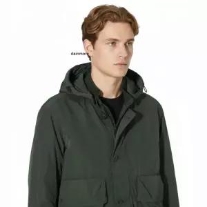 CP COMPANY 크롬-R 고글 후드 봄버 자켓