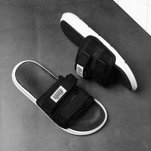 [하프클럽/]스트랩 패션샌들 남여공용 이중 아웃솔 배색 여름신발