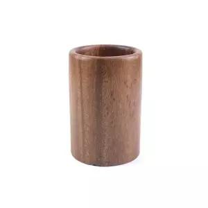 bns 아카시아 원목 다용도통 대 우드/식기류/연필꽂이/펜꽂이/붓통