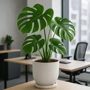 고강도 플라스틱 화분 세로줄 팽이형 (중) 15x15cm (WFKAHDP)