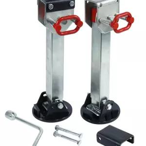 카라반 아웃트리거 지주대 앞바퀴 고정 발판 카라반