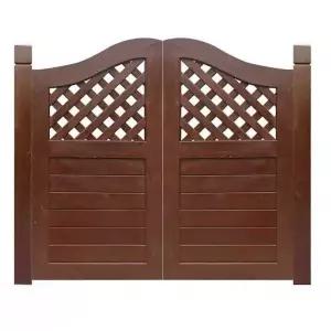 부식방지 나무 대문 정원휀스 울타리 세로 전원주택문 맞춤