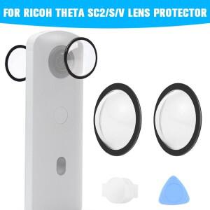 Ricoh Theta SC2/S/V 용 렌즈 보호 유리 PULUZ 가드 PC 스포츠 카메라 액세서리 커버 키트