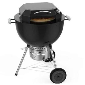 웨버용 온리파이어 그릴 탑 피자 오븐 키트와 대부분의 22인치 주전자 - 챔버와 스톤을 포함한 도구 세트