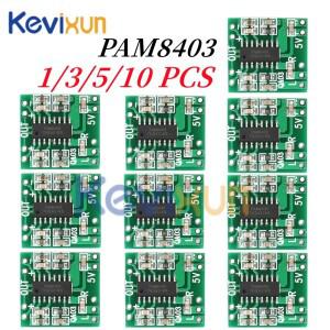 10pcs/5pcs/1pc PAM8403 오디오 2x3W 클래스 D 스테레오 증폭기 모듈 5V 전원 용 미니 소형 디지털 전력 보