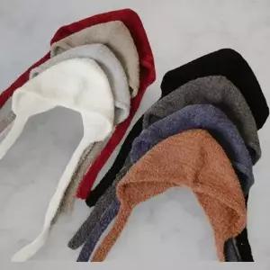 [다잇템] 여성 플리스 FW 버프 포근한 8색 연말 마후라 스타일 모자_24014066_588872