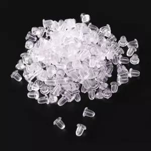 [하프클럽/]귀걸이 베이직 실리콘 클러치 6mm 올데이 200개(1팩)