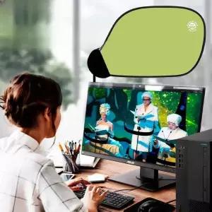 사무실 캐노피 책상 가림막 흡착컵 컴퓨터 바람막이