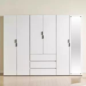 가이온 레브리 LPM 2400 3서랍 거울도어 이불장 세트 옷장 장농