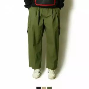 [하프클럽/]고무줄바지 와이드 밴딩면바지 주름팬츠 남자와이