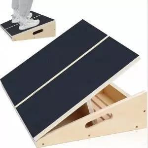 고품질 보드 나무 스트레칭 경사 뒷꿈치 종아리 레그릴렉서 (WFKB72D)