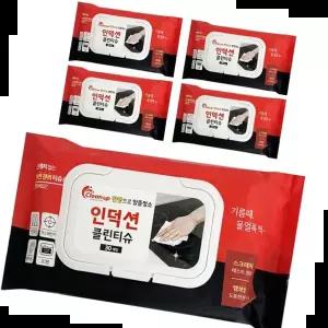 오븐크리너 클린업 인덕션 클린티슈 찌든때 가스렌지 청소 30매 x(5개)