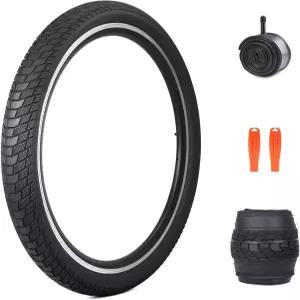 주카 20/26/27.5 x 2.2 인치 자전거 타이어 접이식 교체 고성능 산악 BMX 자전거용 고밀도