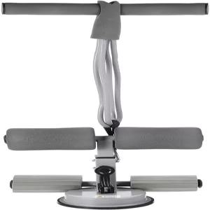 BESPORTBLE 복부 운동 크런치와 집에서 코어 트레이닝을 위한 휴대용 바닥 바가 있는 조절식 윗몸 일으키기