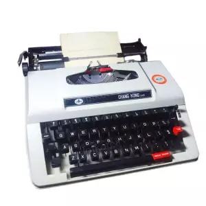 빈티지 인쇄기 타이핑 수동 아날로그타자기