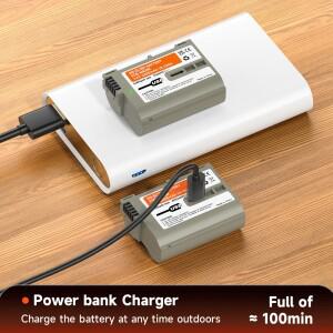 En-El15 En 배터리 니콘 D750 카메라 팩 USB C타입 포트