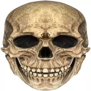 움직이는 턱이 있는 현실적인 할로윈 풀 헤드 해골 마스크 코스프레 파티 소품을 위한 무서운 라텍스 헬멧