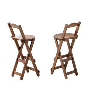 홈바접이식의자 원목 스툴 틈새 높은의자 다용도 신혼 바텐의자