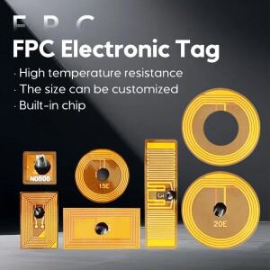 10피스 NFC 태그 NT213 FPC 스티커 유연한 스마트 네일 전자 키 방수 프로그래밍 가능 RFID